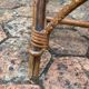 Vintage rattan children's armchair