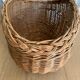 Panier en osier sans anse