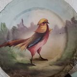 Set of 3 Limoges bird wall plates early 20th century