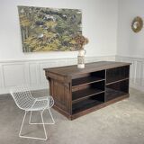 Small solid oak bank