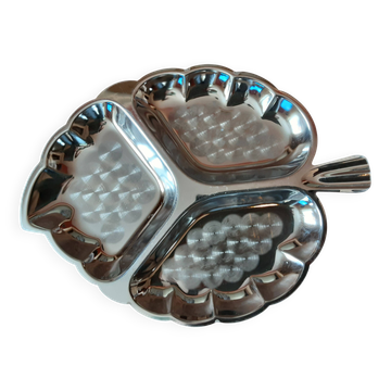 Original 3-compartment metal dish