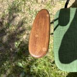 50s chair with armrests.