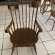 Vintage wooden rocking chair – 1960s/70s