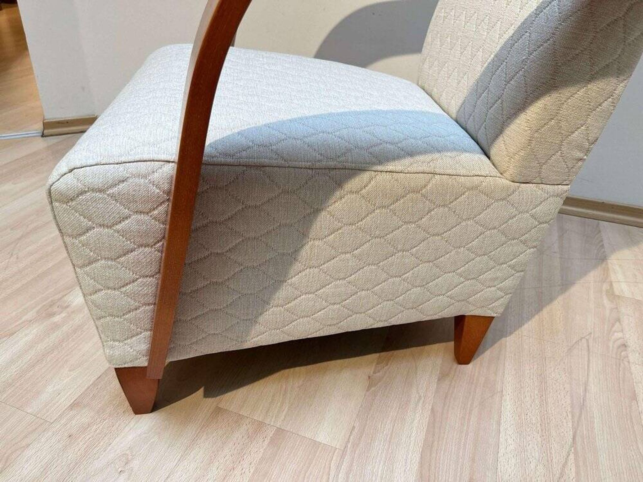 Spanish Club Chair in Beech and Plywood, 1990s