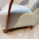 Fauteuil espagnol en hêtre et contreplaqué, années 1990.