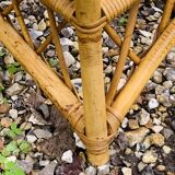 Rattan basket bed 90x190 vintage 1960