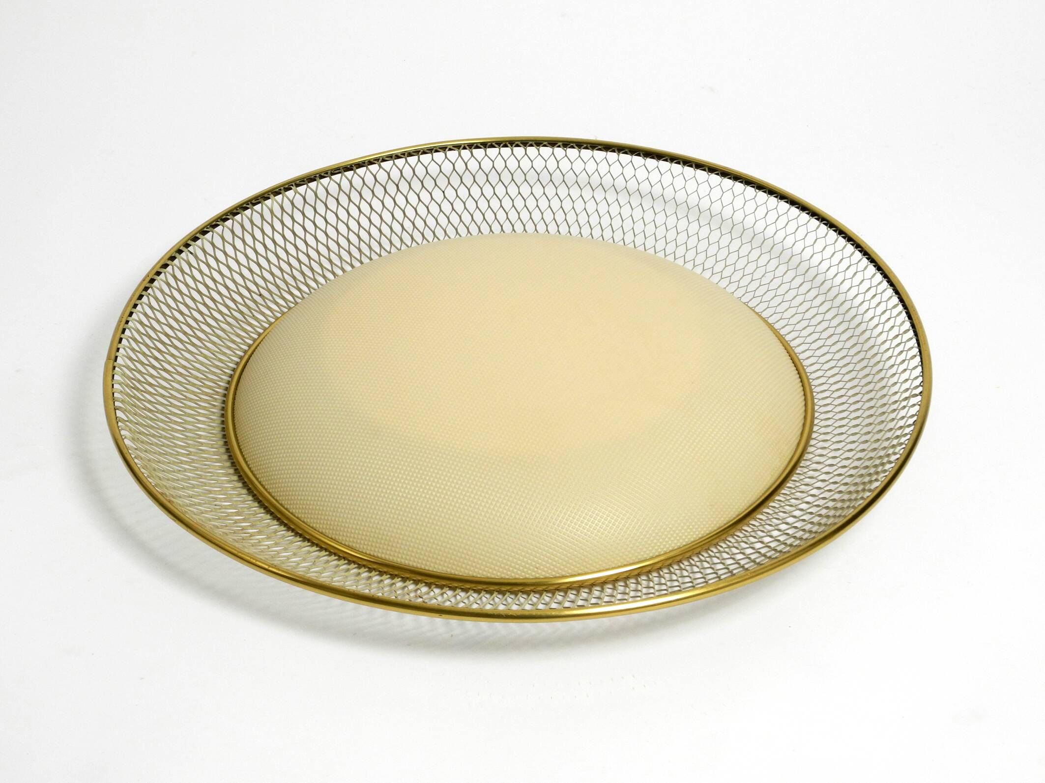 Mid Century ceiling lamp from ERCO made of expanded metal