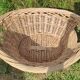 Large vintage wicker/rattan basket