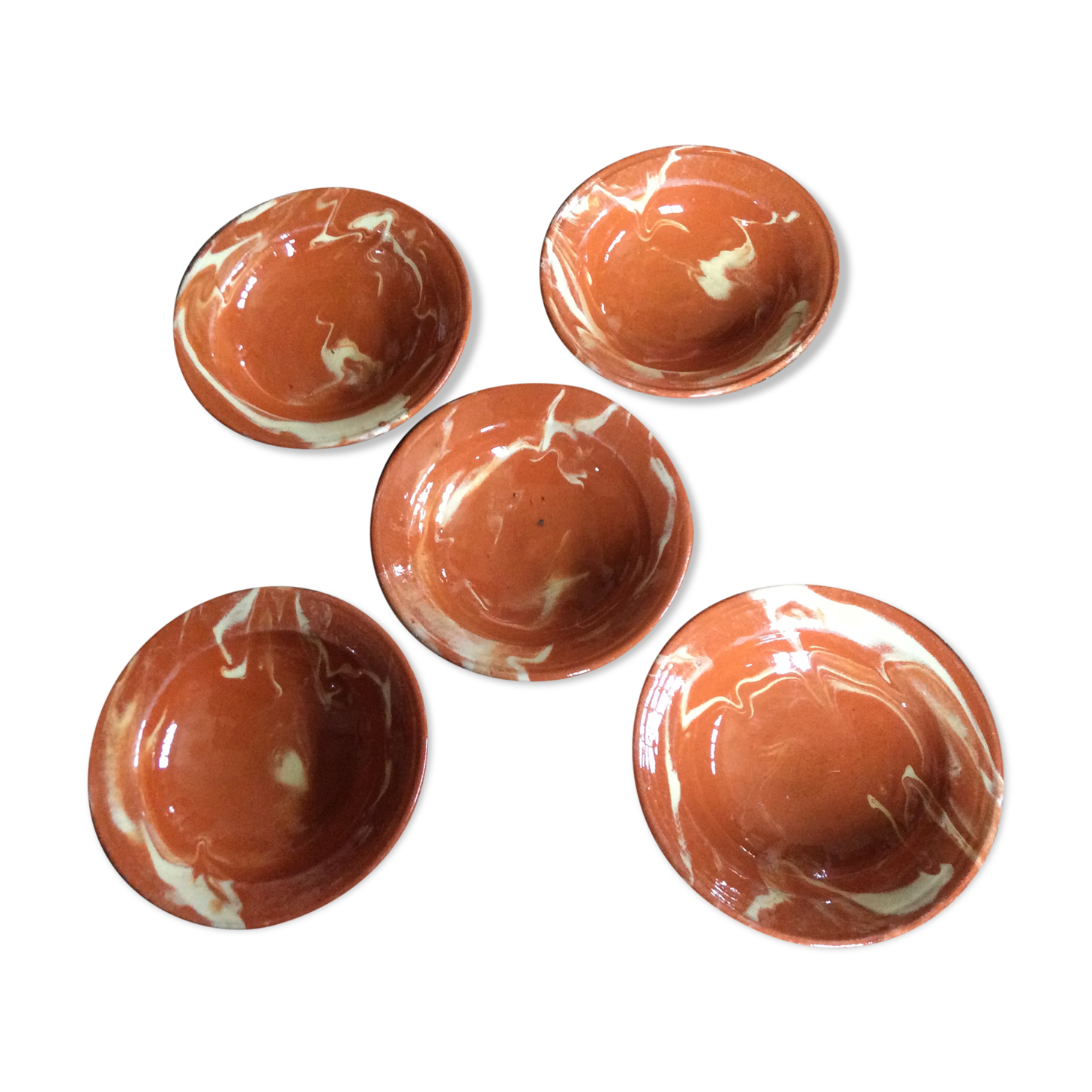 Series of 5 hollow plates