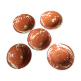 Series of 5 hollow plates