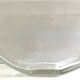 Vase Container Tealight Holder Thick Glass Hammered Half Moon Design