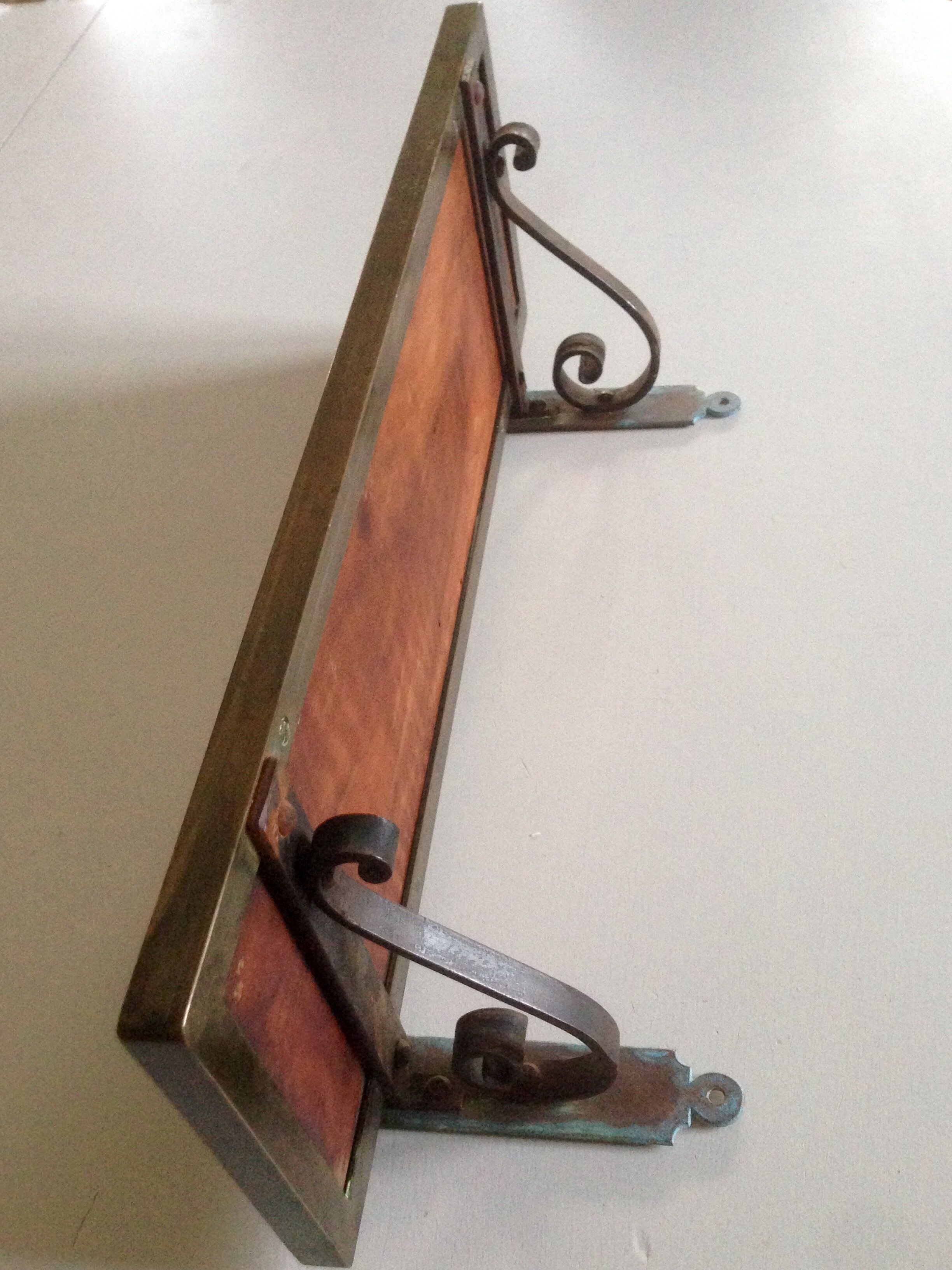 Shelf rimmed brass circa 1920