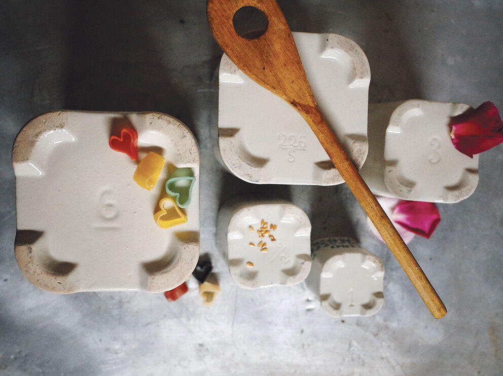 Trundle spice pots vegetable décor