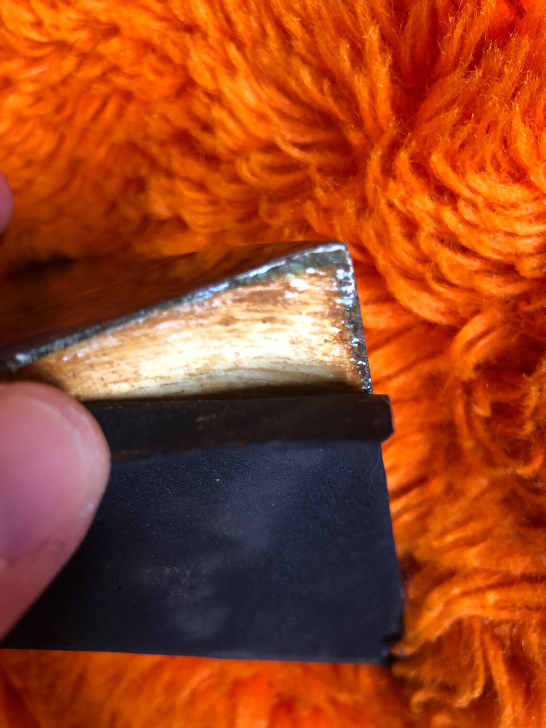 Marbled pyramids art deco bookends