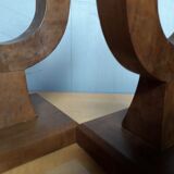 Pair of modernist candlesticks era art deco 1930