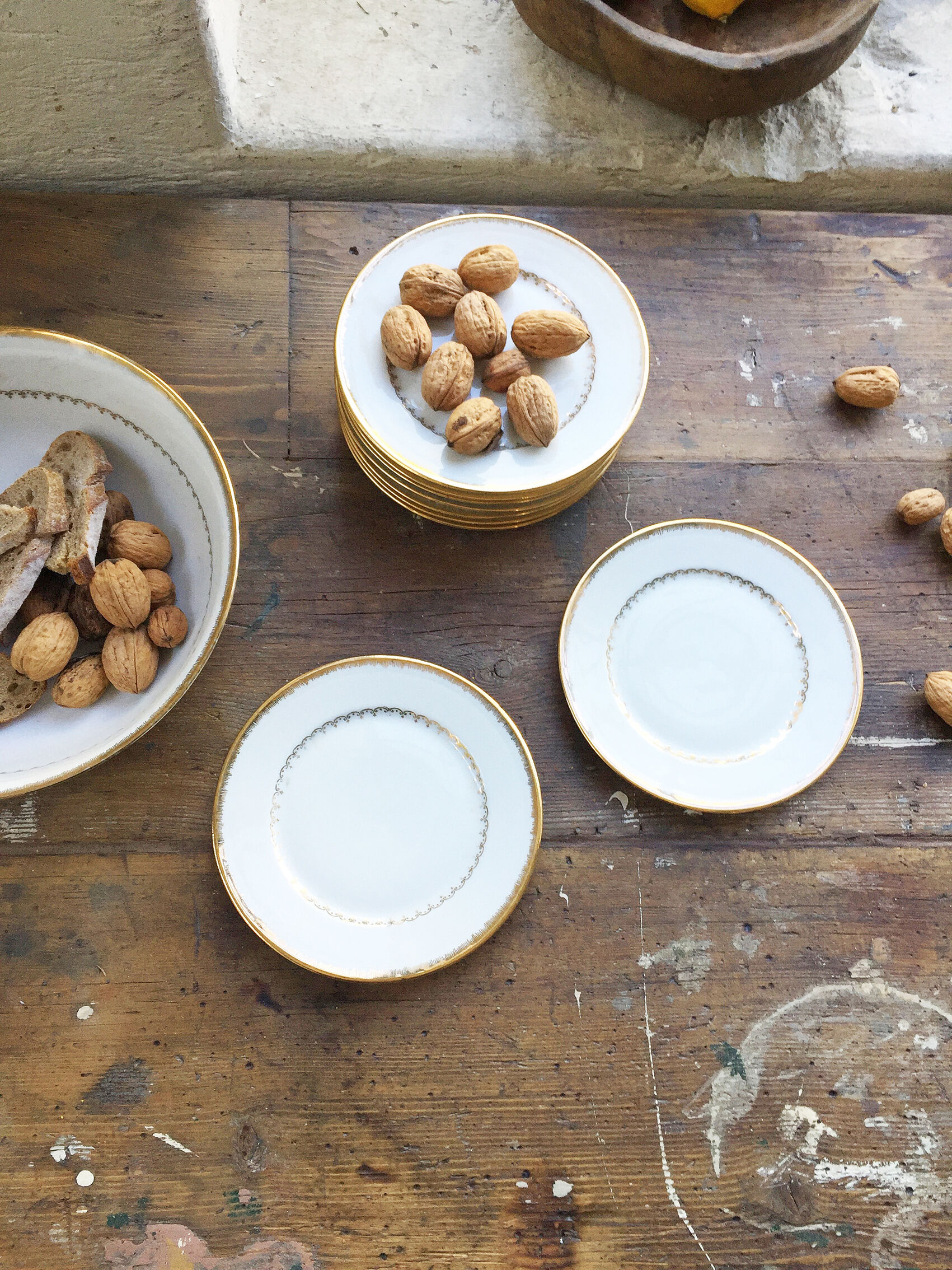 Set of plates and dessert dish Limoges
