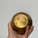 Pear fruit golden brass box