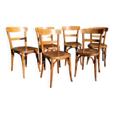 Lot 6 chaises bistrot Horgen-Glaris années 40