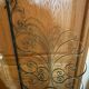 Pair of interior wrought iron grilles XXth century