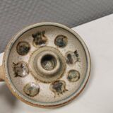 Ceramic candlestick from Danish Søholm 1980s.