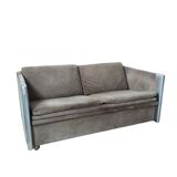 Sandwich sofa / Clair Bataille. Paul Ibens. Upholstered. 65 x 230 x 82. Collection 1973-1974. 't Spectrum. Fully original