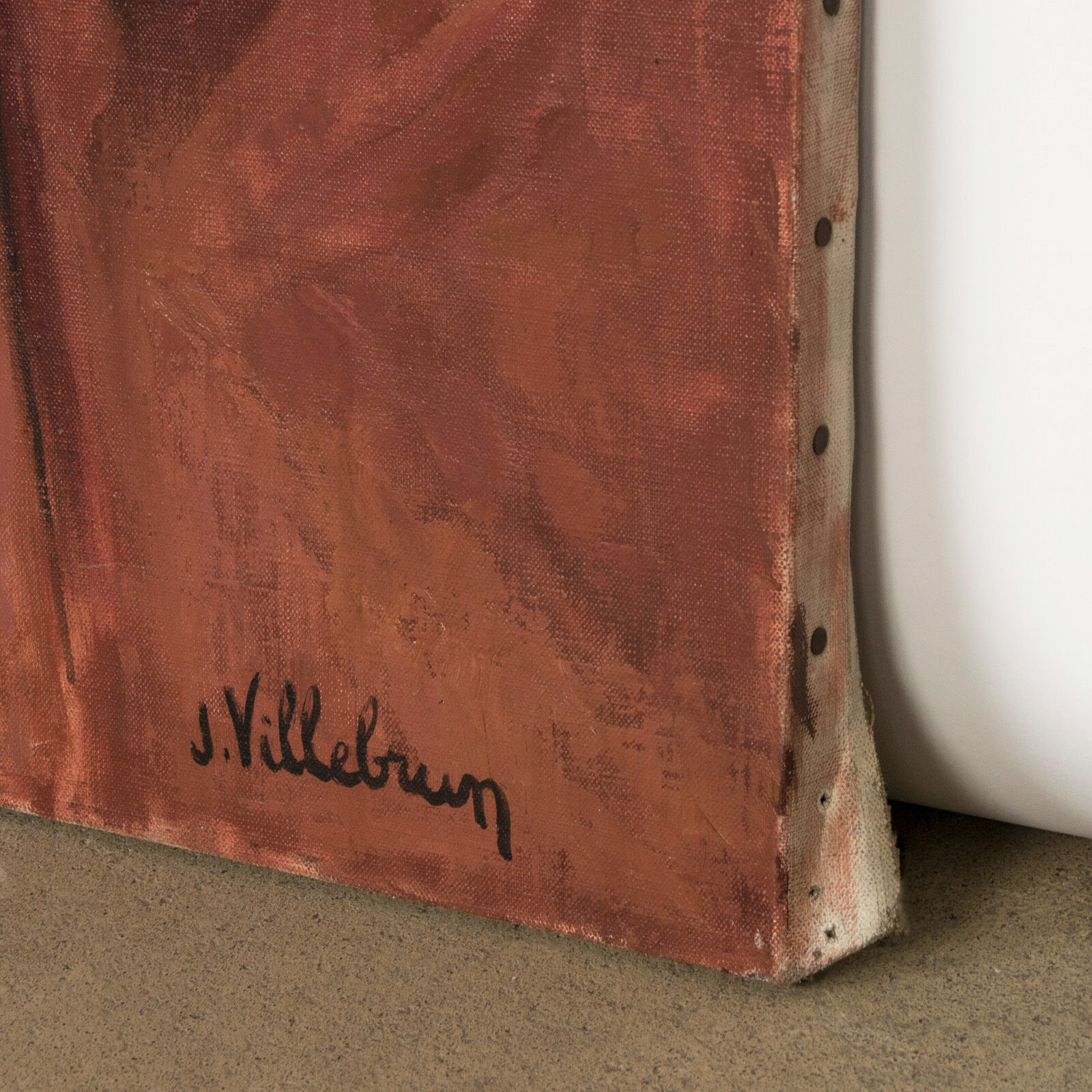 Oil on canvas by Jean Villebrun