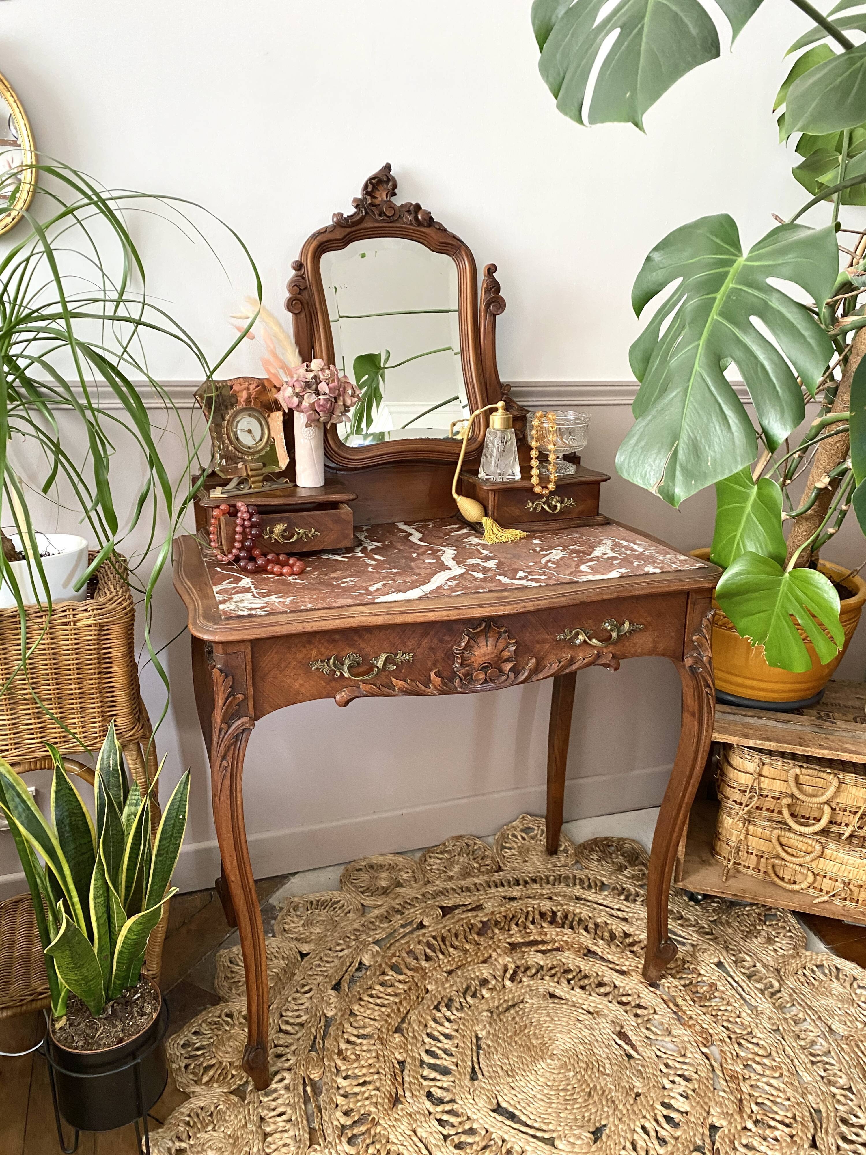 Dressing table Art Deco marble