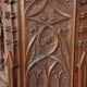 Cabinet, buffet sculpté français de style néo-gothique, fin du XIXe siècle