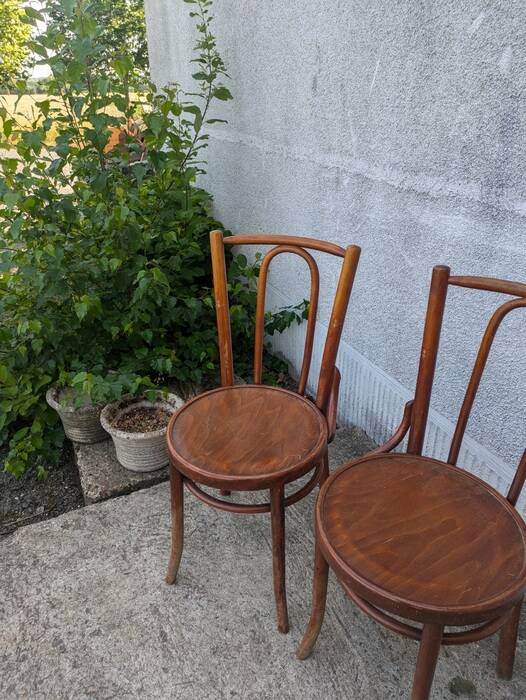 Paire de chaises bistrot