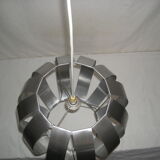 Aluminum pendant lamp from the 60s - 70s