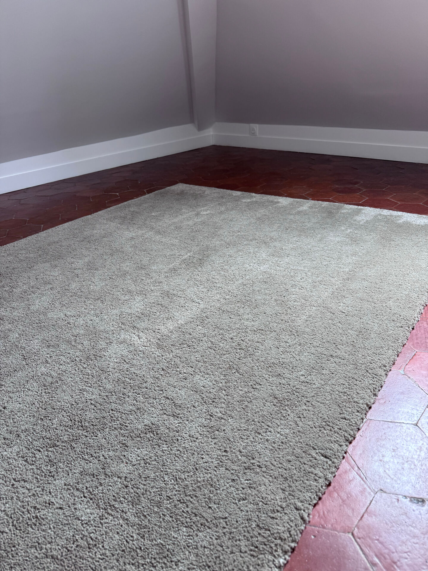 Tapis stoense – poils ras beige 170x240 cm