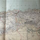 Carte ancienne Algérie et Tunisie 72,5x47cm