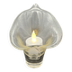 Vintage glass photophore in the shape of a calla lily – a