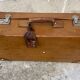 Vintage leather suitcase 1950