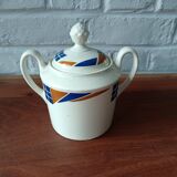Rare! Complete Badonvillers vintage coffee set from the 1950s, Congo motif