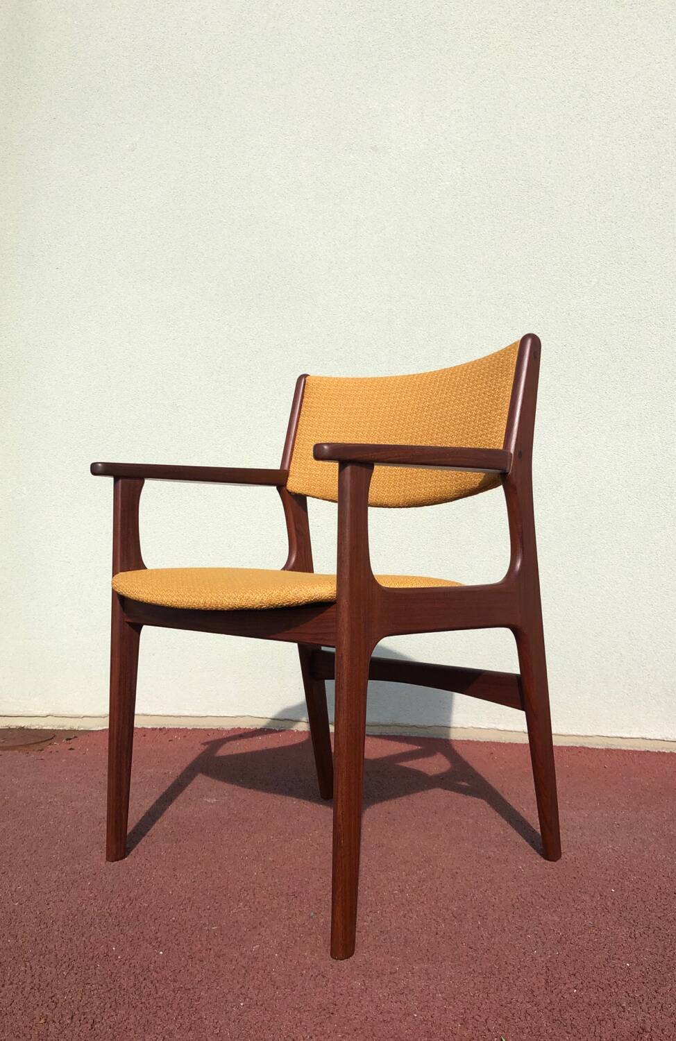 Scandinavian teak office armchair 1960