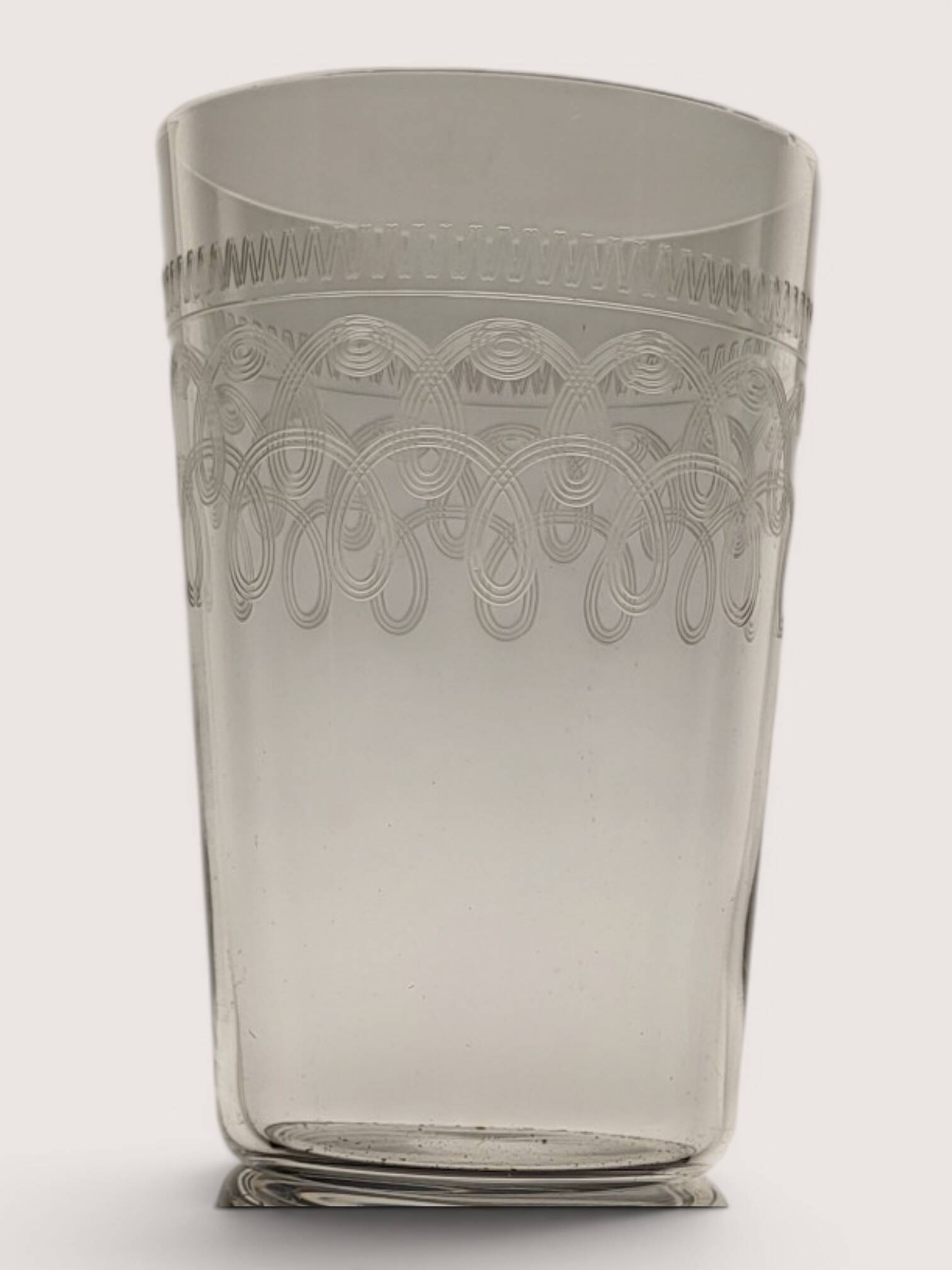 5 water glasses / crystal goblets