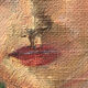 Female nude painting, oil on canvas