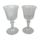 Duo of liqueur glasses