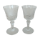 Duo of liqueur glasses