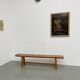 Solid elm bench 2m