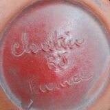 Brother Cloutier Robert Jean ceramic mug 50 60 Jouve Rivière Paul Chambost