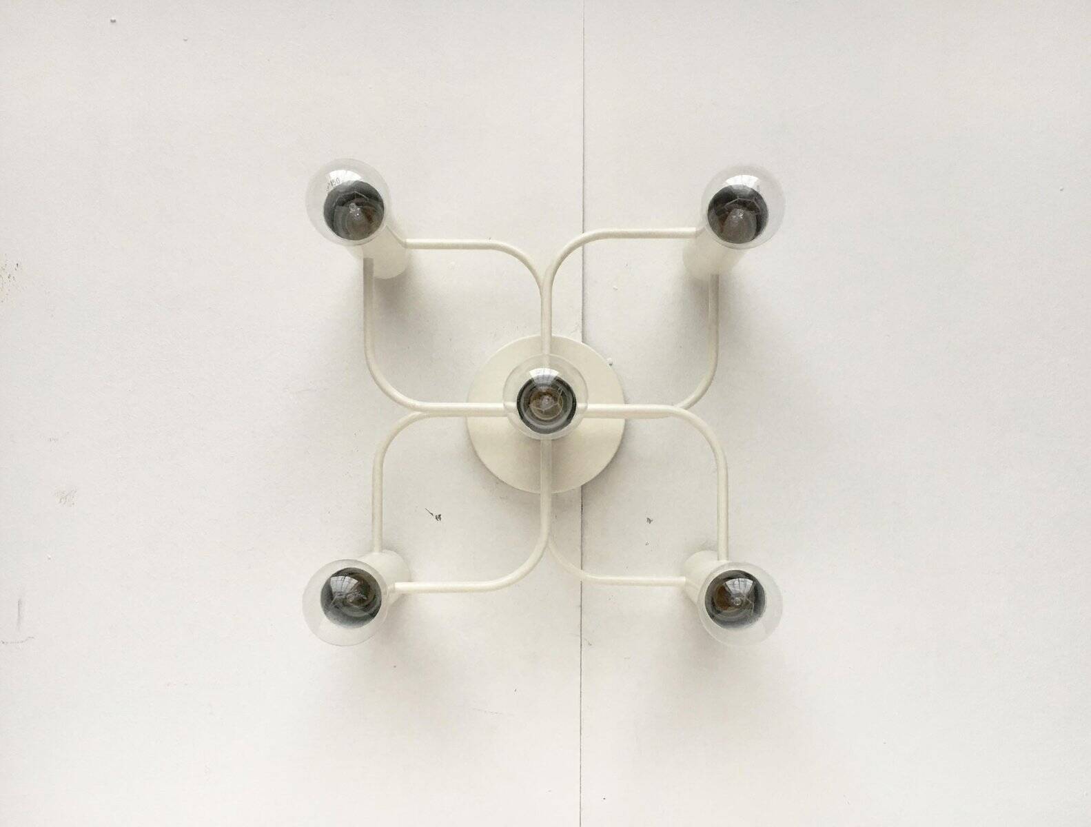 German vintage Space Age ceiling lamp by Gaetano Sciolari for Leola