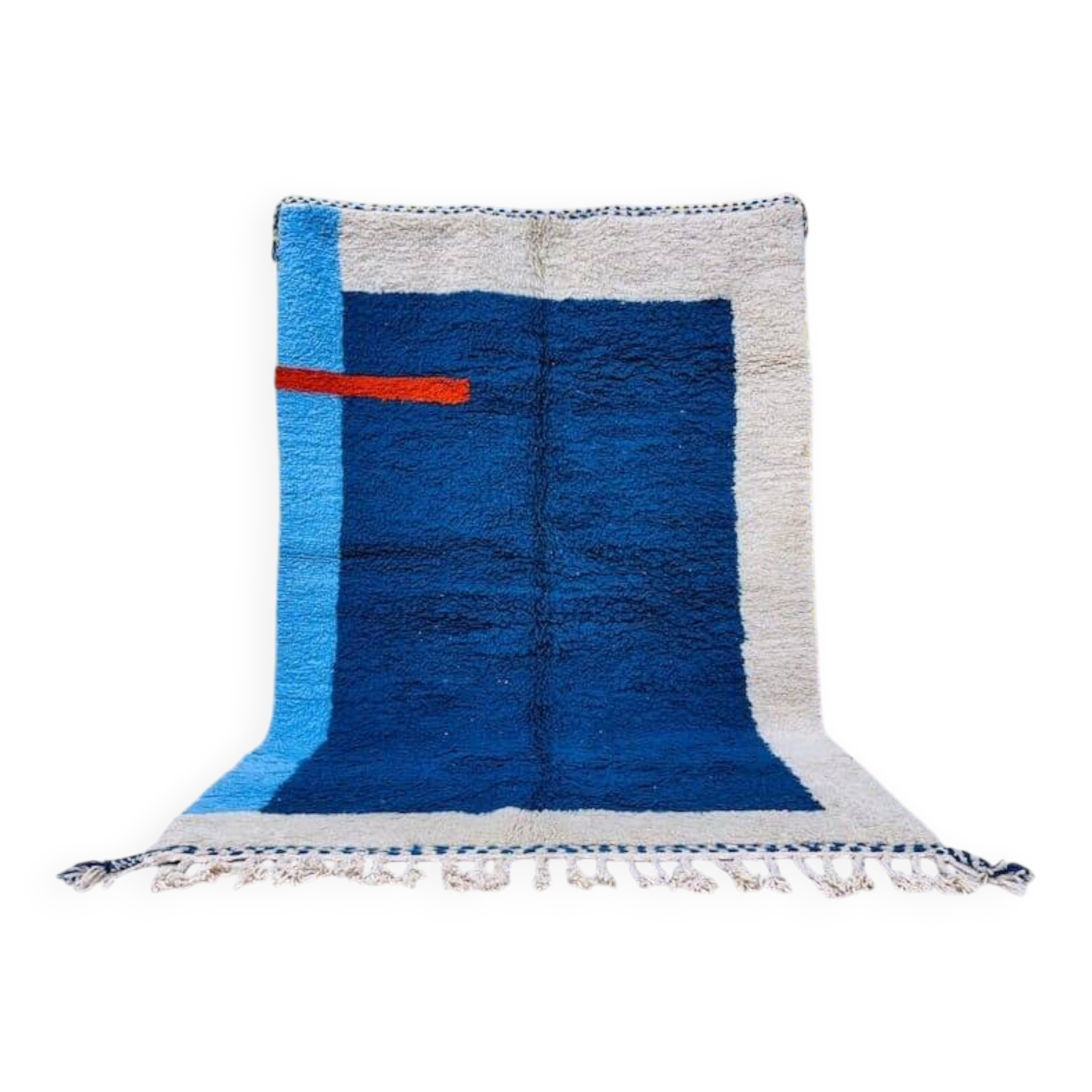 Handmade pure wool rug, size 150 x 250 cm.