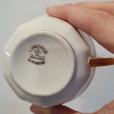 Service of 8 limoges porcelain cups