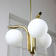 Vintage italian golden angel chandelier