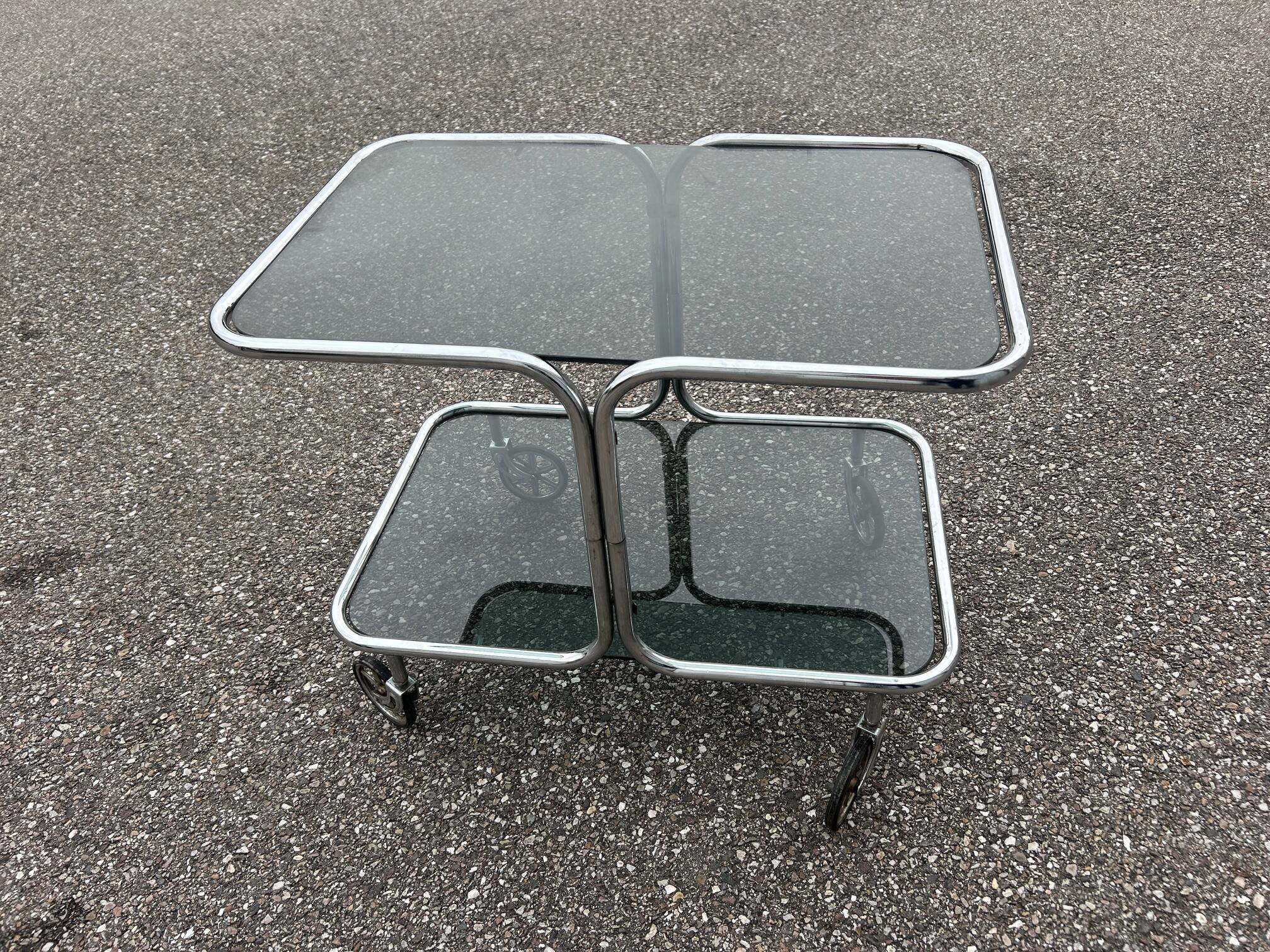 chrome rolling bar from the 1970s