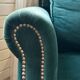 Chedderfield velvet studded armchair