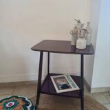 Side table or server on vintage casters