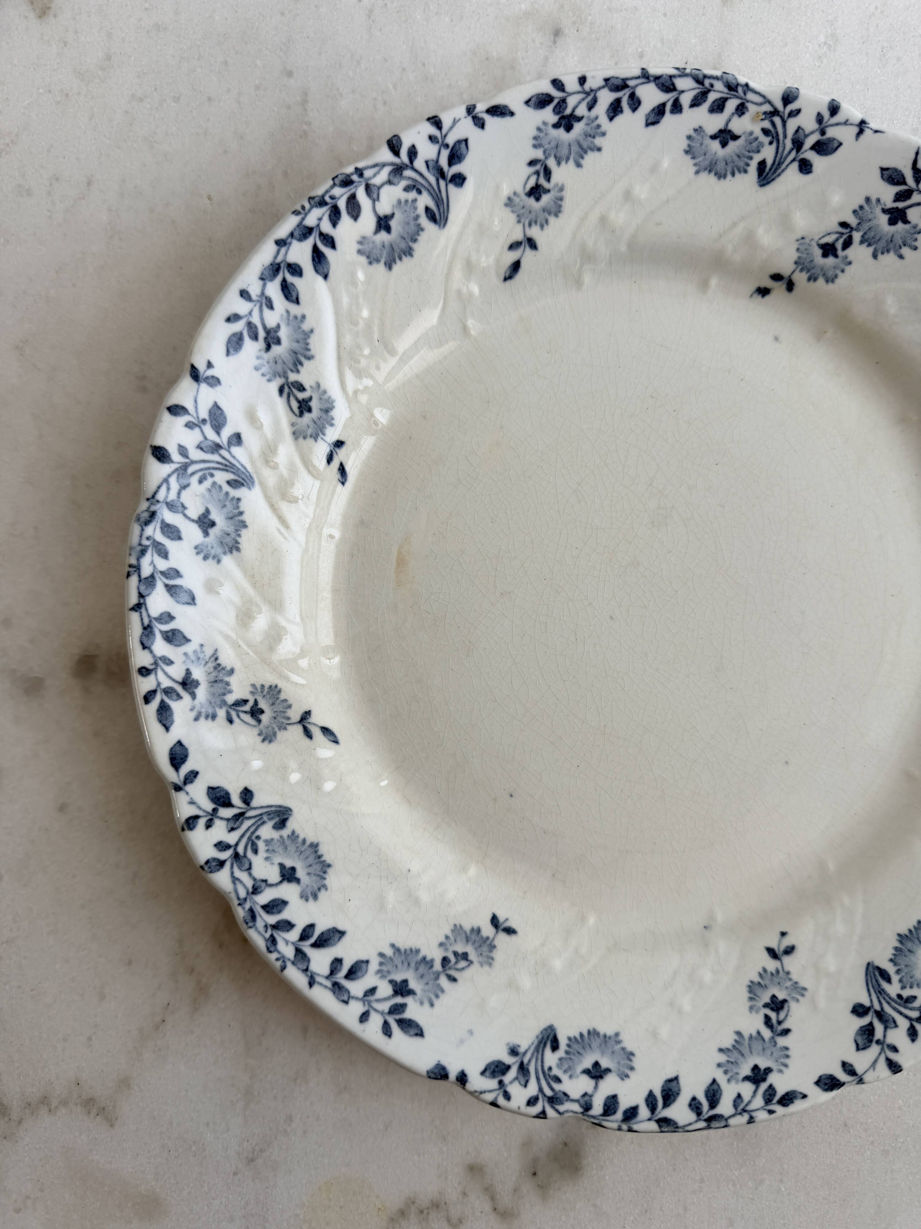 Set of two dessert plates - Luneville